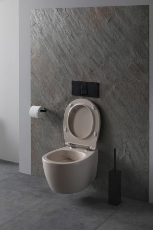 Унитаз Allen Brau Fantasy 4.11004.IV подвесной Айвори без сиденья 