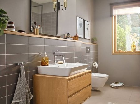 Смеситель для раковины Hansgrohe Rebris E 72560000 Хром 