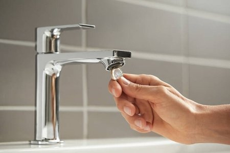 Смеситель для раковины Hansgrohe Rebris E 72560000 Хром 