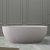 Ванна из искусственного камня ABBER Stein AS9641-1.5 белая матовая 