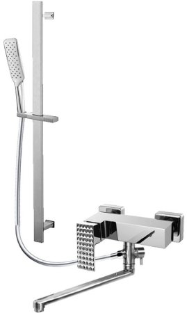 Смеситель для ванны Bronze de Luxe Grani RT980 универсальный Хром 