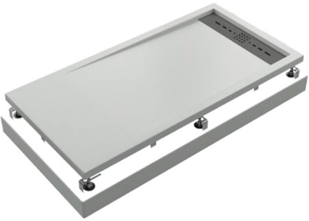 Душевой поддон из искусственного камня Creto Scala 140x80 3-0039 Белый 
