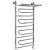 Полотенцесушитель электрический Ника Curve ЛZ/ВП 100х40 правый тэн 