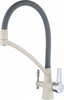 Смеситель для кухонной мойки Paulmark Holstein Ho213165-310 , серый