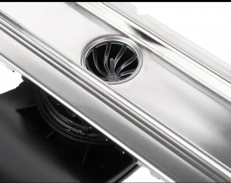 Душевой лоток Berges B1 Antik 700 091125 с решеткой Хром глянец 