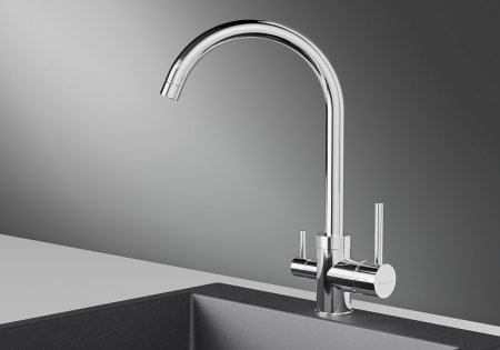 Смеситель Granula GR-2168 для кухонной мойки, хром 