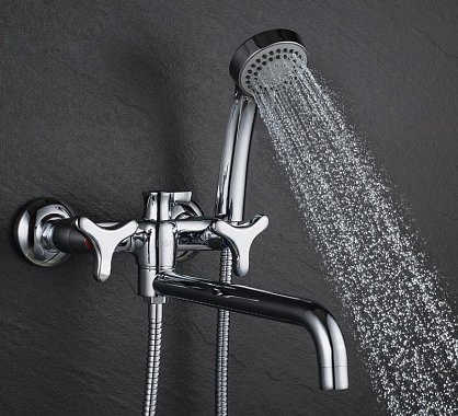 Смеситель D&K Hessen Goethe для ванны с душем 