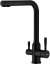 Смеситель для кухни с подключением фильтра Raglo R81.61.06, черный 