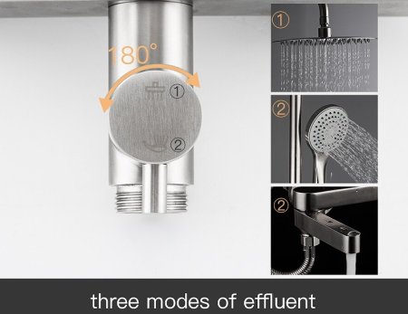 Душевая система Gappo G99-30 G2499-30 Сатин 