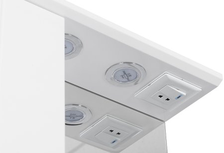 Зеркало со шкафом Aquaton Панда 50 1A007402PD01L с подсветкой Белое 