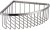Полка корзина Melana MLN-SYS5001 угловая Сатин Хром 