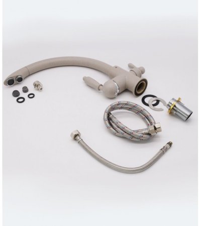 Cмеситель для кухни под фильтр GANZER REIN GZ16031A SAND 