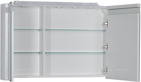 Зеркало-шкаф Aquanet Лайн 90 R белый 