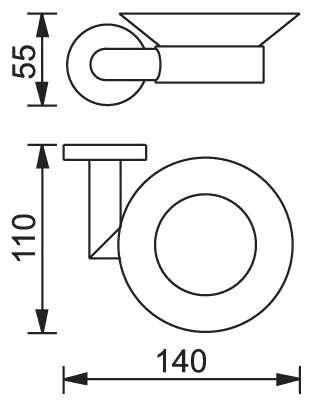 Мыльница Aquanet 3685 