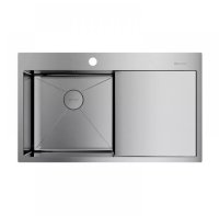 Мойка кухонная Omoikiri Akisame 86-IN-L нержавеющая сталь