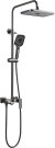 Душевая система Shevanik S9636T, оружейная сталь 