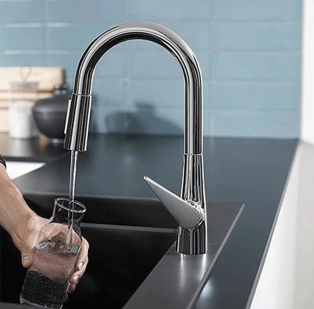 Смеситель Hansgrohe Talis M51 73851000 для кухонной мойки, хром 