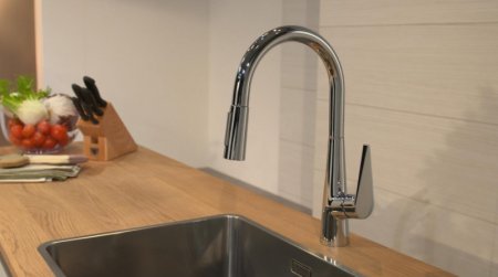 Смеситель Hansgrohe Talis M51 73851000 для кухонной мойки, хром 