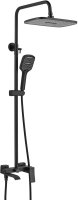 Душевая система Shevanik S4036H, черный