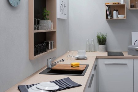 Смеситель Hansgrohe Focus M43 71818000 для кухонной мойки, хром 