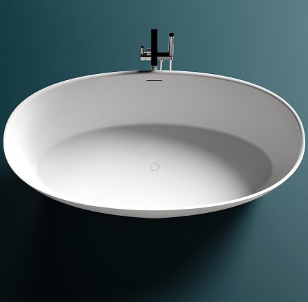 Ванна из искусственного камня Salini Alda Nuova 170х80 101922M Белая матовая 