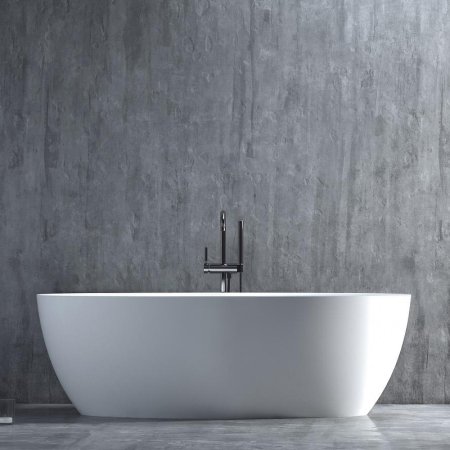 Ванна из искусственного камня Salini Alda Nuova 170х80 101922M Белая матовая 