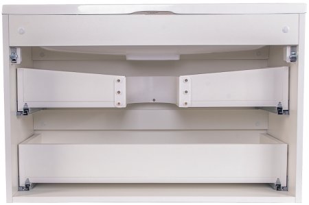 Тумба под раковину Style Line Бергамо 80 СС-00002322 подвесная Белая антискрейч 