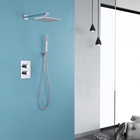 Душевая система Abber Insel AF8051 с термостатом Хром 