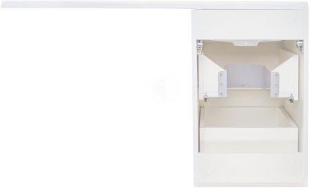 Тумба под раковину Style Line Даллас Люкс Plus 100 СС-00002349 подвесная Белая 