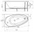Акриловая ванна Радомир Орсини правая 
