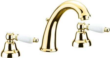 Смеситель для раковины Fiore COLONIALE 02OO0628, золото 