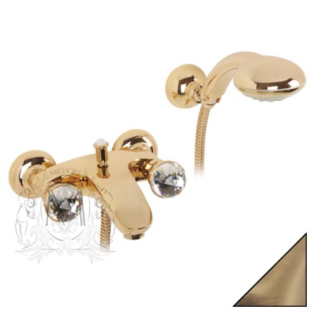 Смеситель Migliore Korona Swarovski ML.KRN-4702 Br для ванны с душем 