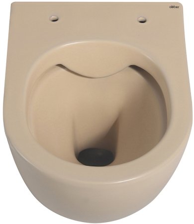 Унитаз Abber Bequem AC1100MBB подвесной Бежевый матовый с сиденьем Микролифт 