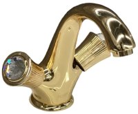 Смеситель для раковины Fiore VENERE SKY (SWAROVSKI®) 13OO0623, золото