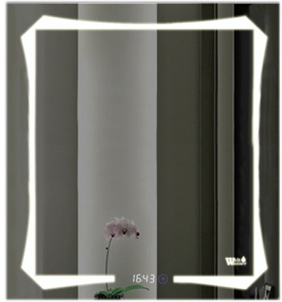 Зеркало WeltWasser Otto 60x80 с подсветкой и динамиками 10000000969 Хром 