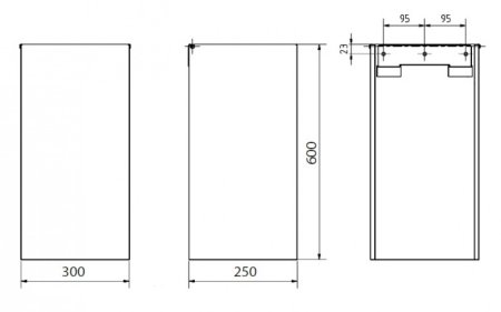 Мусорное ведро Bemeta Hotel 101915121 45 л, глянцевое 