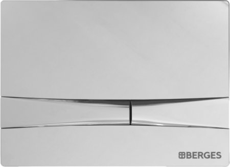 Кнопка смыва Berges Wasserhaus Novum F3 хром, глянец 