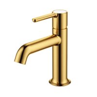 Смеситель Cezares Eco ECO-LS-BORO-W0 для раковины, брашированное золото