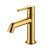 Смеситель Cezares Eco ECO-LS-BORO-W0 для раковины, брашированное золото 