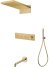 Душевая система Boheme Fusion 130-2-G Золото глянцевое 