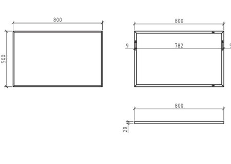 Зеркало BelBagno SPC-800 