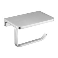 Держатель туалетной бумаги Omnires Uni UN10525CR с полкой