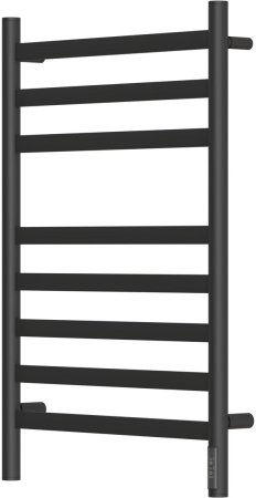 Полотенцесушитель электрический Point Селена PN16858B П8 500x800, диммер справа, черный 