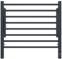 Полотенцесушитель электрический с полкой Terminus Горизонт П8 60х60 КС, черный муар