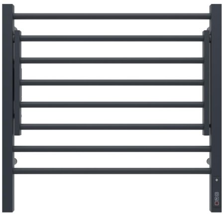 Полотенцесушитель электрический с полкой Terminus Горизонт П8 60х60 КС, черный муар 