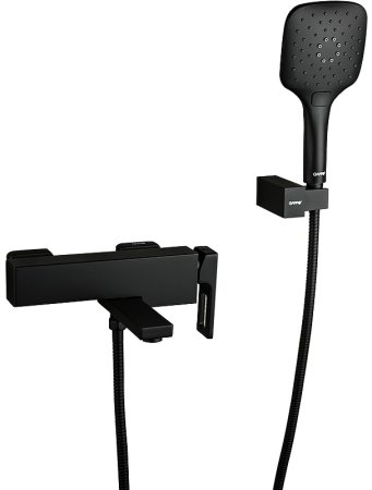 Смеситель для ванны Gappo G17-6 G3217-6 Черный матовый 