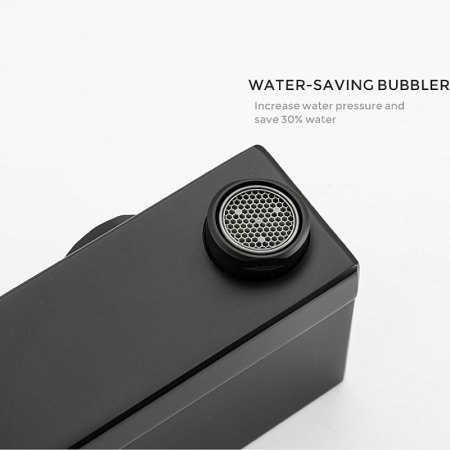 Смеситель для ванны Gappo G17-6 G3217-6 Черный матовый 