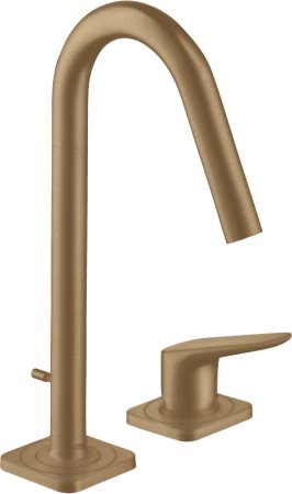 Смеситель Axor Citterio M 34132140 для раковины, шлифованная бронза 