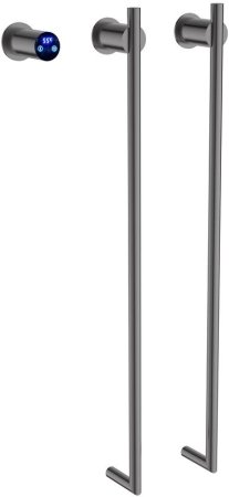 Полотенцесушитель электрический Terminus Рондо П2 35х76, оружейная сталь 