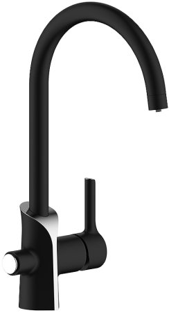 Смеситель для кухни Gappo G03-6 G4303-6 Черный матовый Хром 